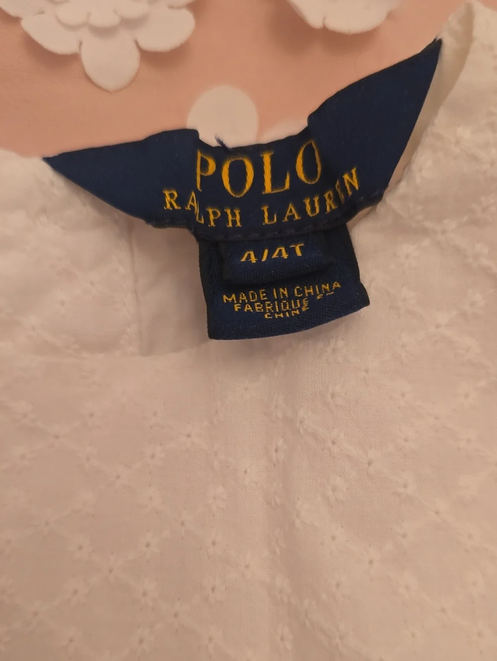 Ralph Lauren White Sleeveless Peplum Tank